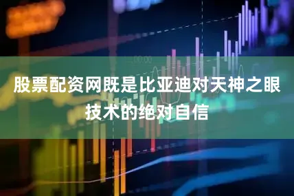 股票配资网既是比亚迪对天神之眼技术的绝对自信
